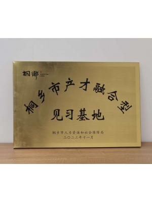 桐鄉(xiāng)市產(chǎn)才融合型見(jiàn)習(xí)基地